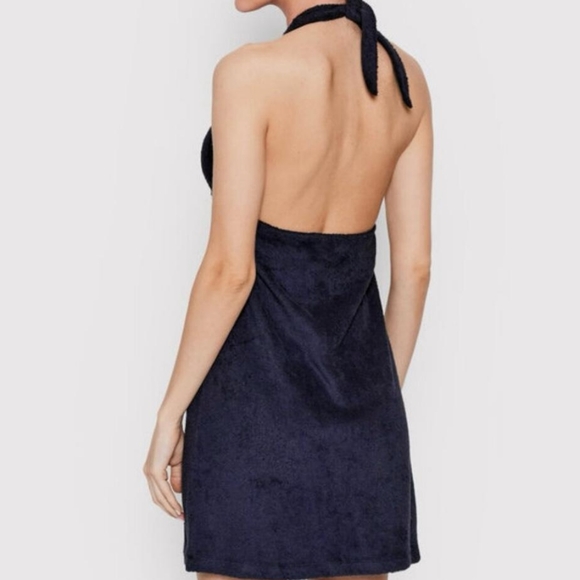 NWT Polo Ralph Lauren Beach Dress Cover Up Dark Blue Regular Fit size S - Picture 7 of 16